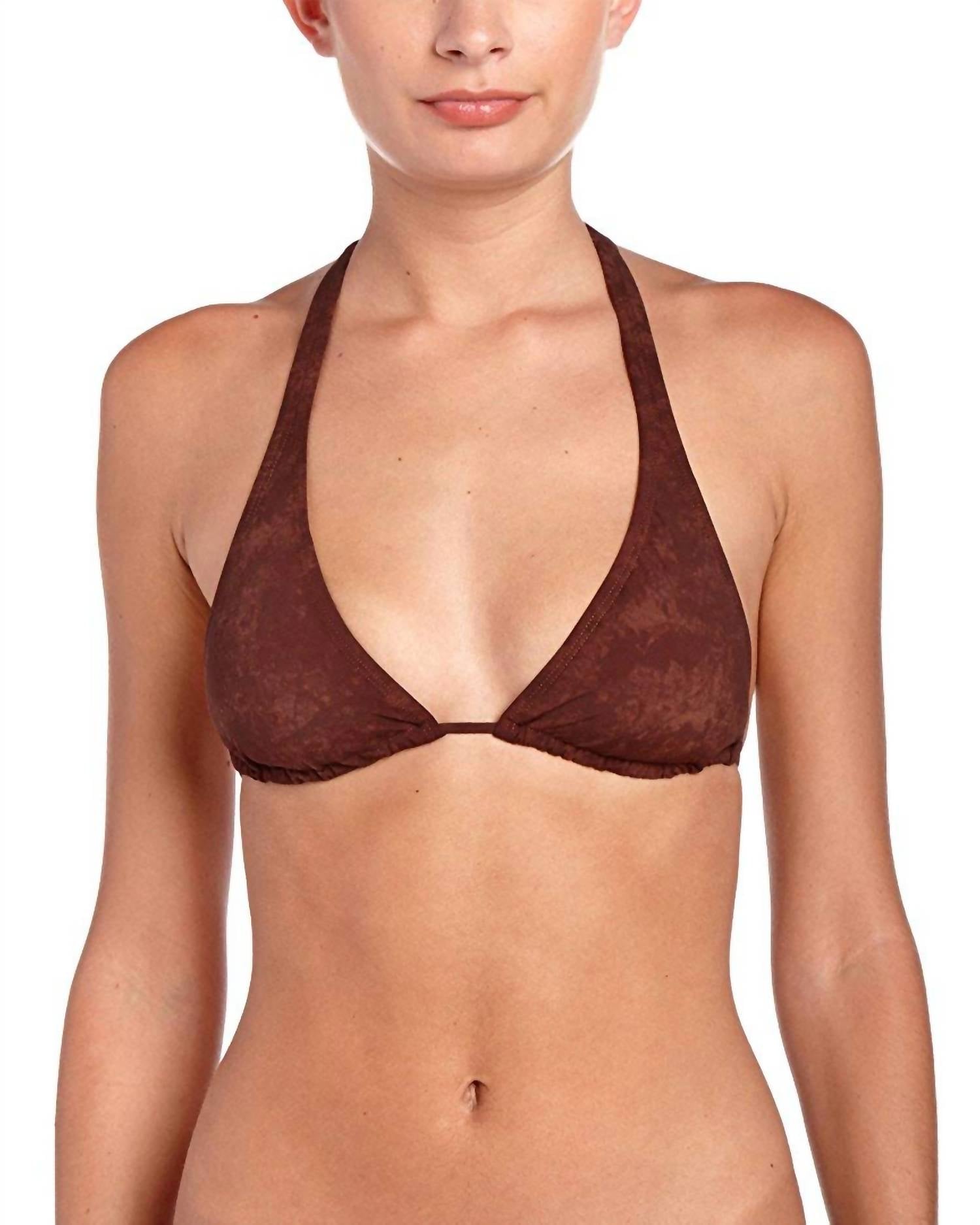 

Купальник бикини Dakota Teeny Cut в коричневом цвете PQ Swim