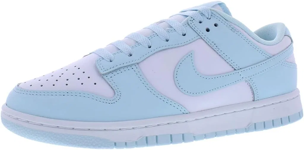 Кроссовки мужские Nike Dunk Low Retro, бело-голубые