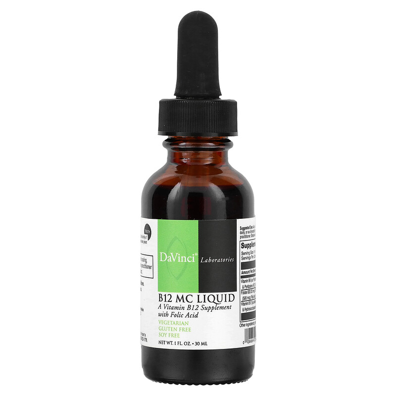 

DaVinci Laboratories, B12 MC, жидкость, 30 мл (1 жидк. унц.)