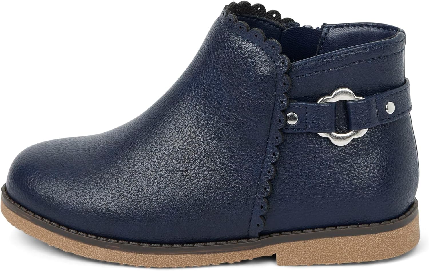 Ботиночки из искусственной кожи для девочек и малышей Gymboree, ботильоны, Navy Buckle — фото 4
