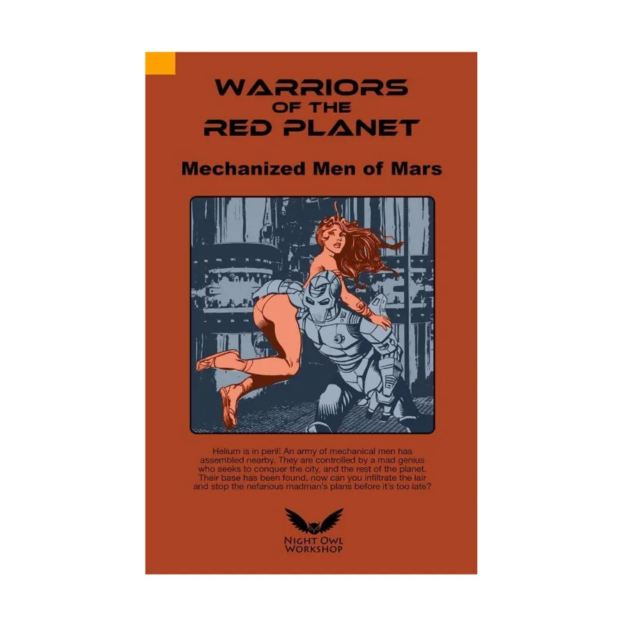 

Mechanized Men of Mars, Role Playing Games (Night Owl Workshop), мягкая обложка