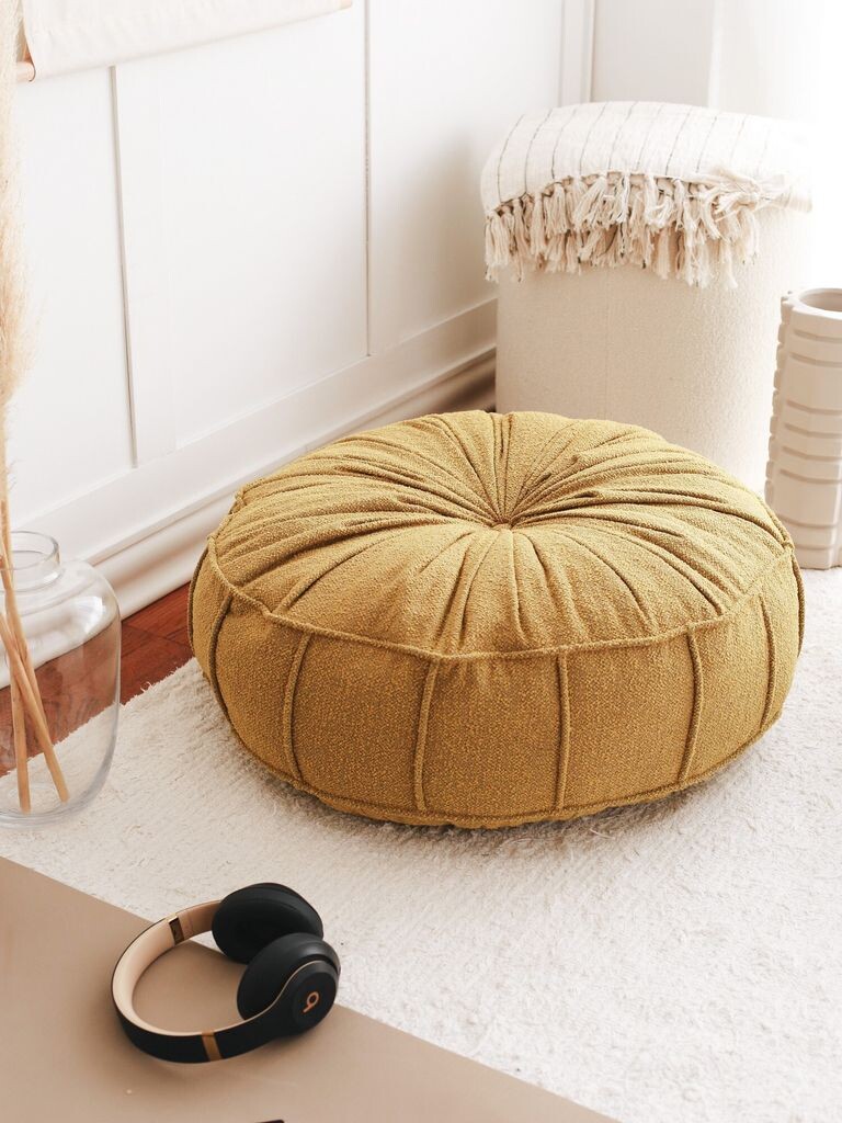 

Hanah Home, Vintage - Yellow, подушка, желтый, 60 x 60 x 20 см