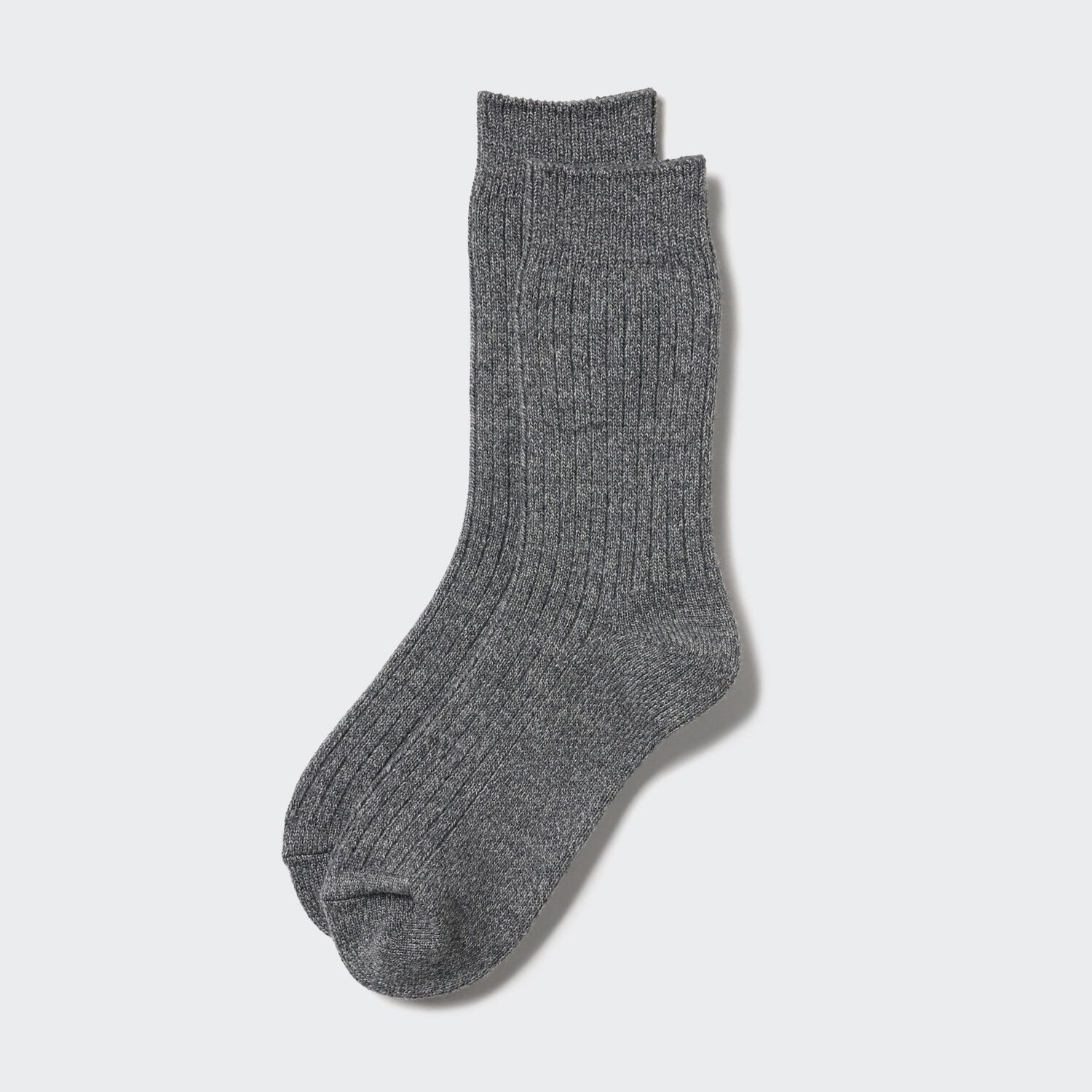 

Термоноски HEATTECH в рубчик UNIQLO, серый