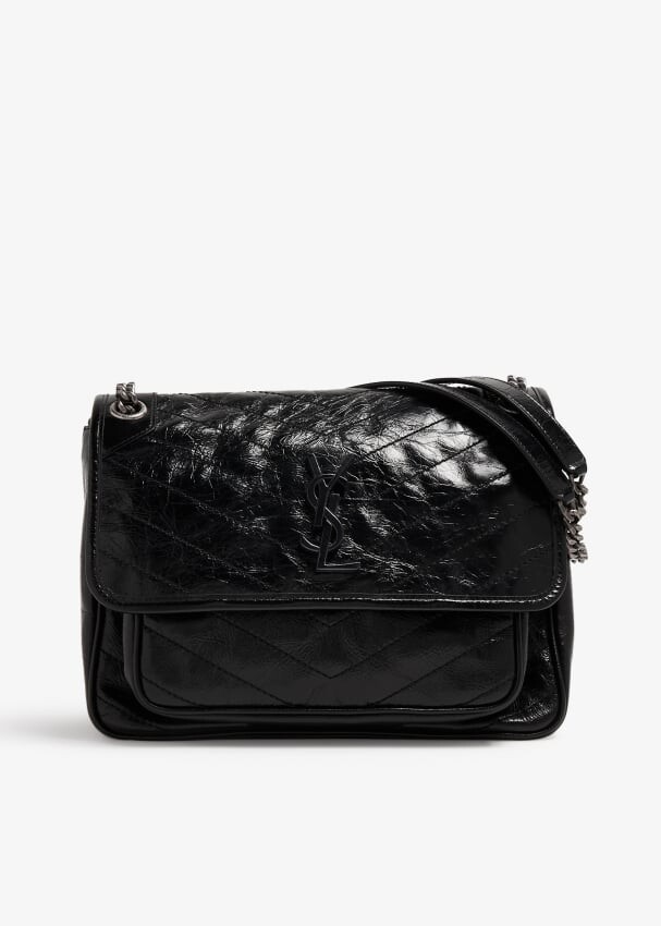 

Сумка кросс-боди Saint Laurent Niki Medium, черный
