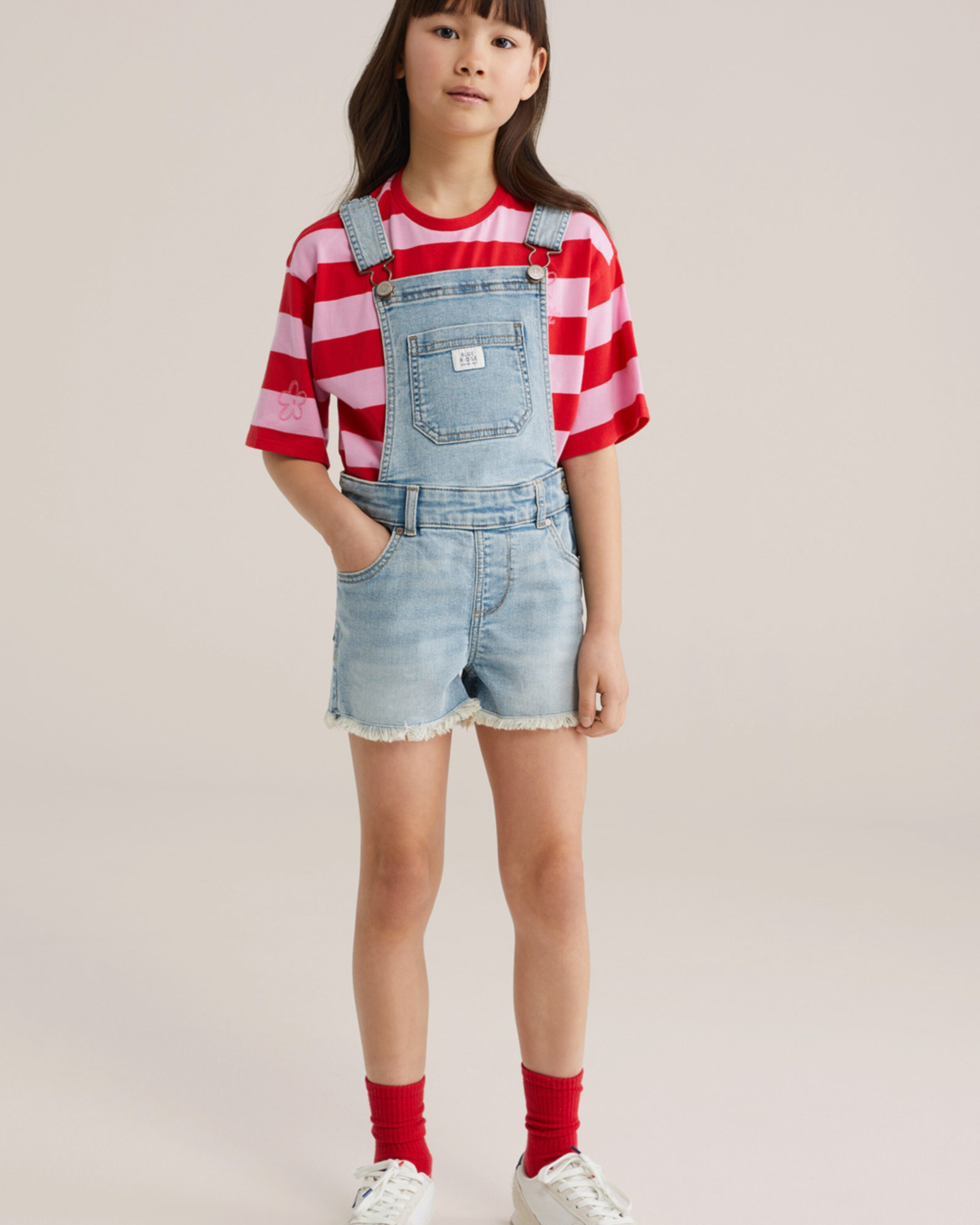 WE Fashion Slim fit комбинезон в светло-голубом — фото 4