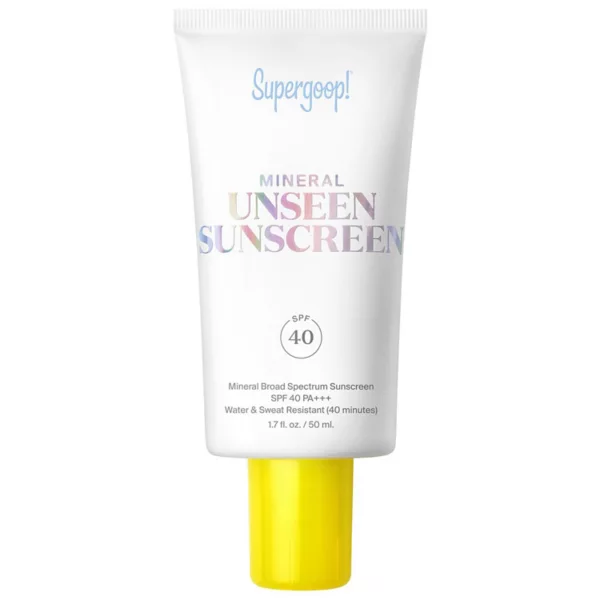 

Минеральный невидимый солнцезащитный крем spf 40 Supergoop!