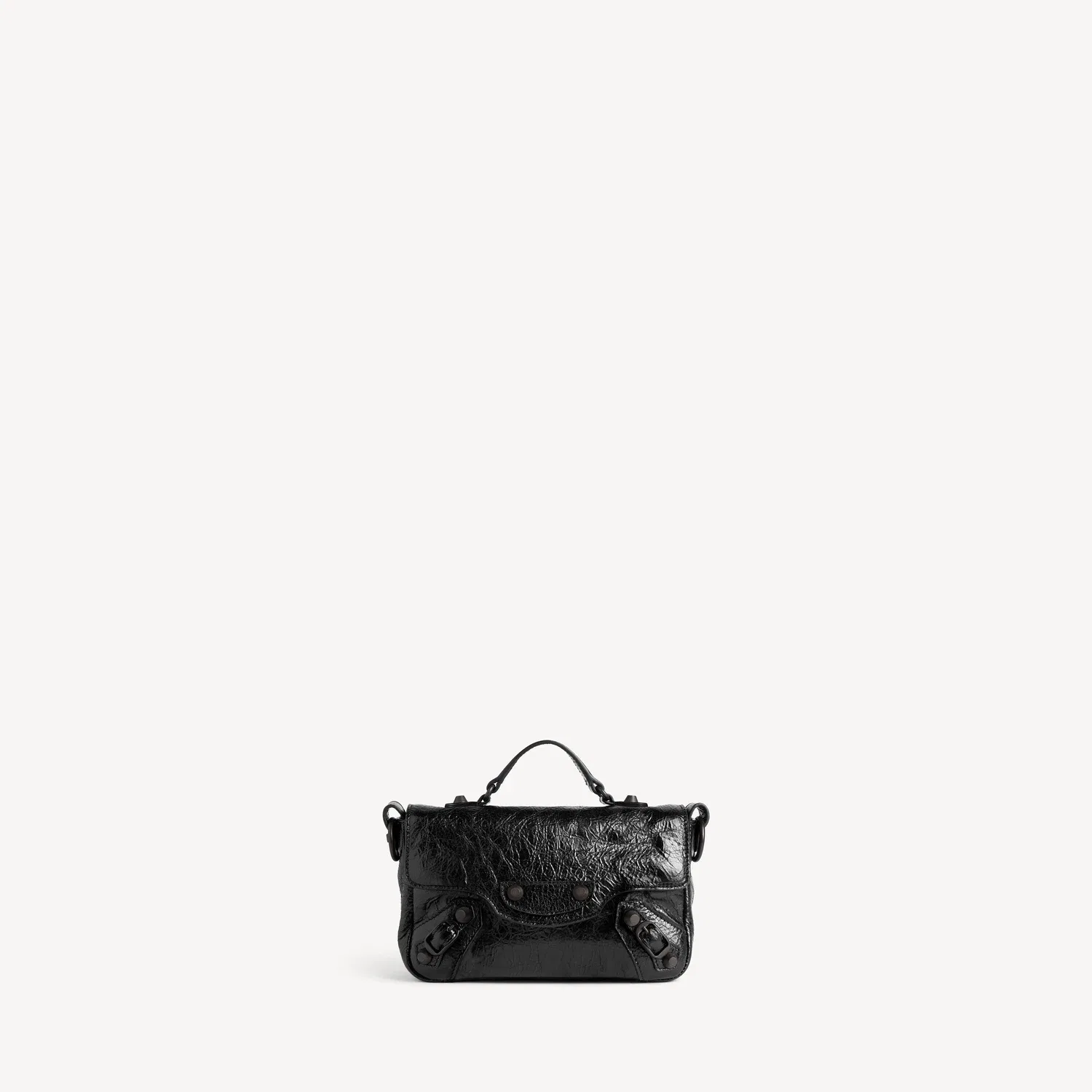 Женская сумка Le City Flap Bag Nano в черном цвете BALENCIAGA — фото 4
