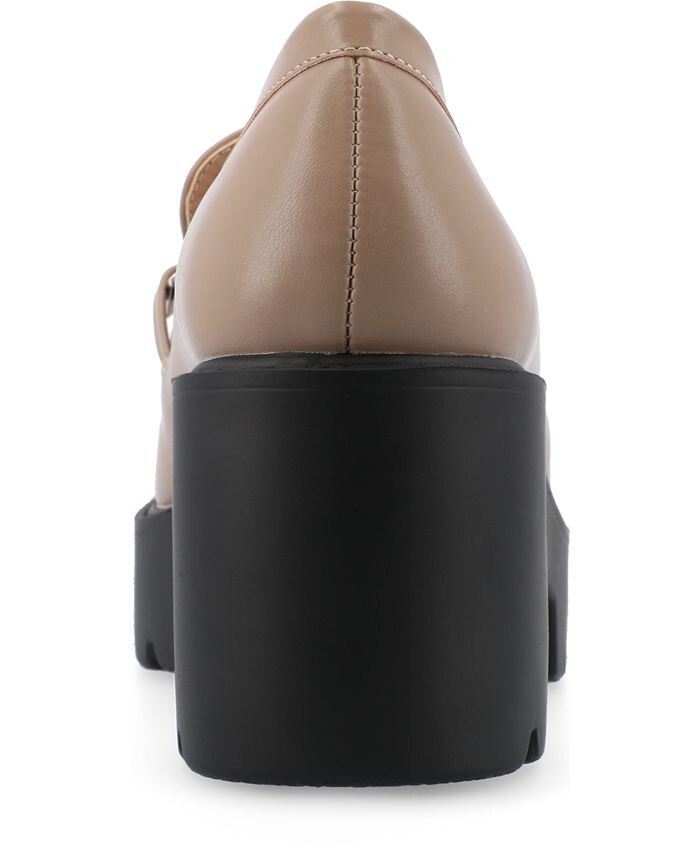 Женские туфли-лодочки на платформе и подошве Kezziah Tru Comfort из пенопласта Journee Collection, тан/бежевый — фото 3