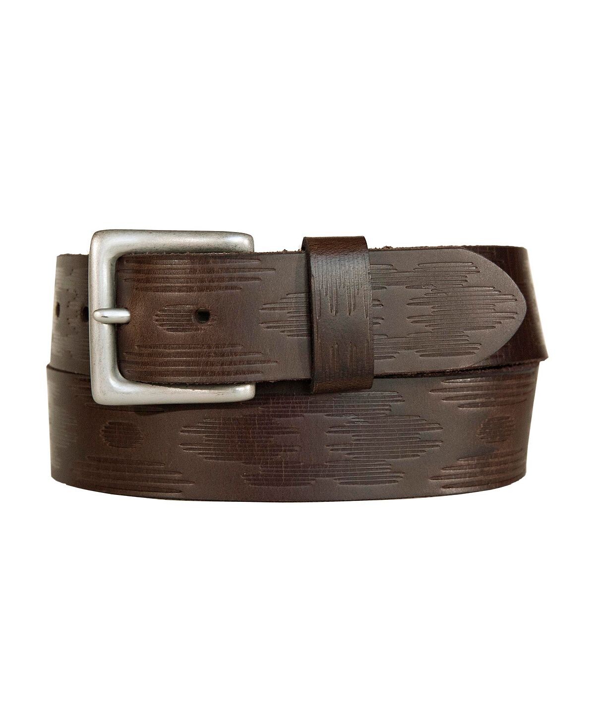 

Мужской кожаный ремень с тиснением ацтеков Lucky Brand