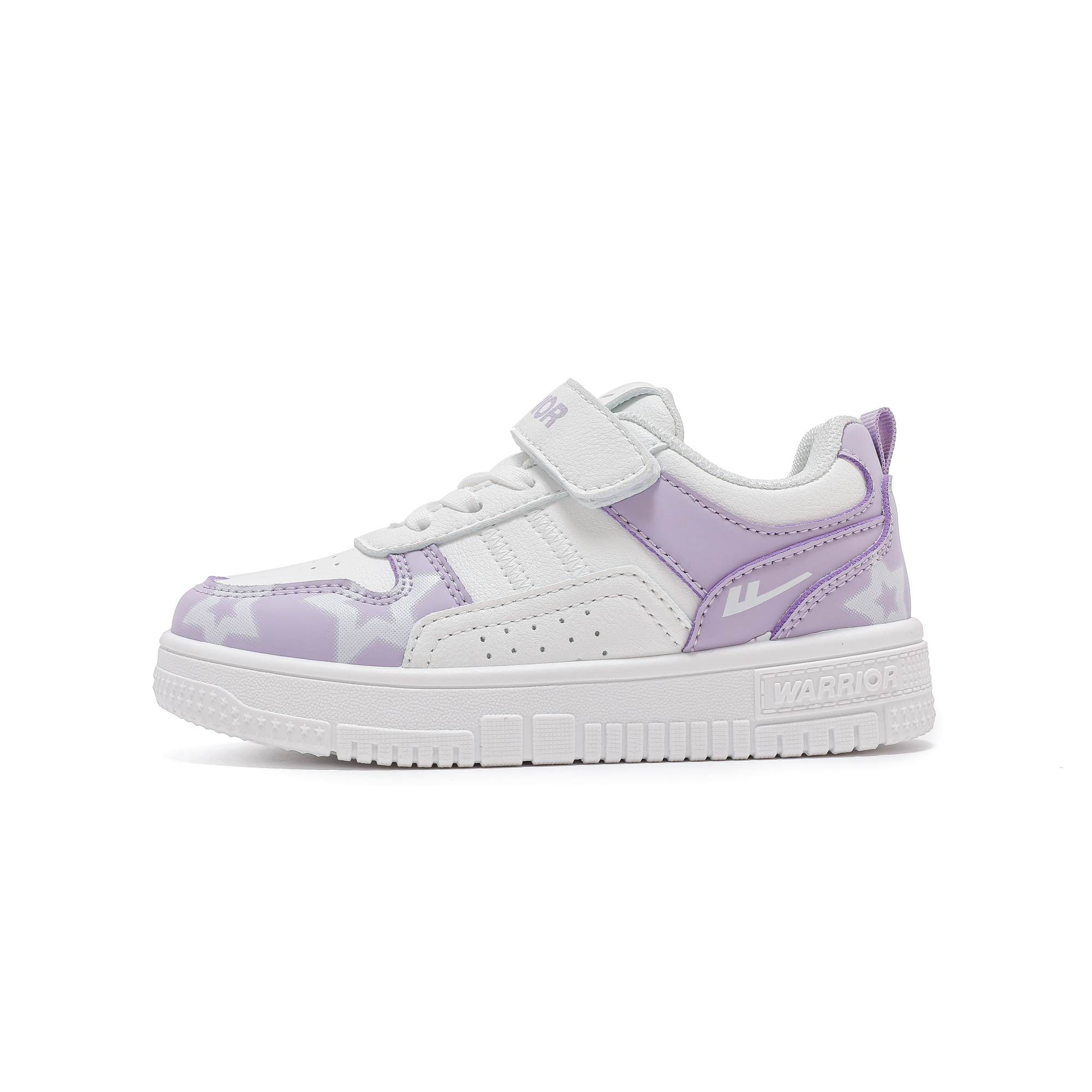 

Детские кроссовки для скейтбординга с амортизацией Rebound Low Top WARRIOR, белый/фиолетовый