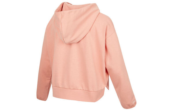 Свитер embroidered logo big pocket short sports hoodie light orange Nike, оранжевый — фото 2
