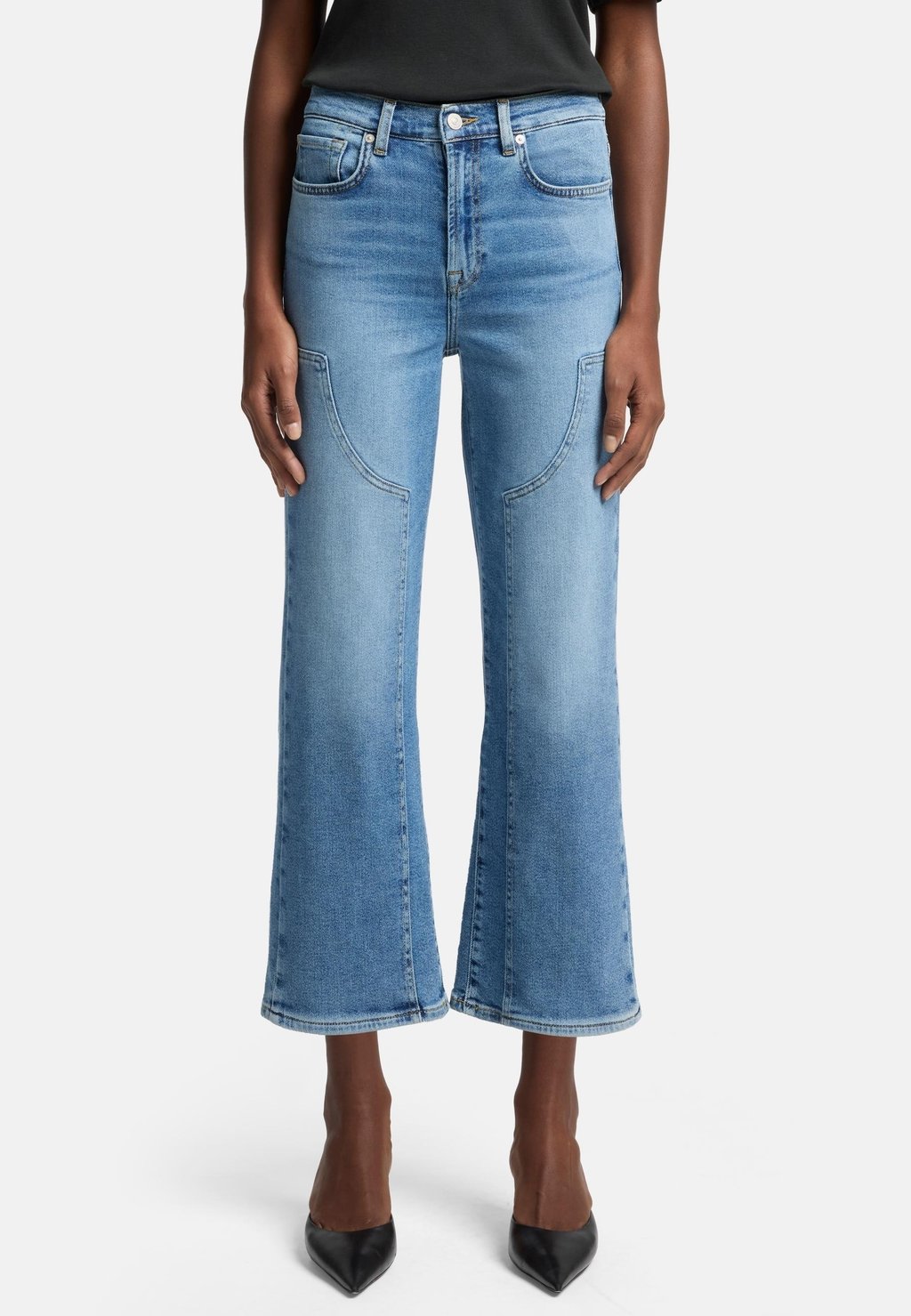 

Джинсы прямого кроя STRAIGHT FIT 7 for all mankind, цвет Mid Blue