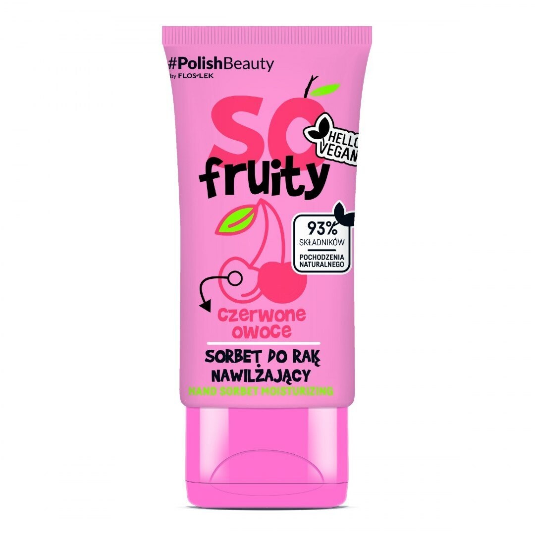 

Floslek So Fruity Увлажняющий сорбет для рук - Czerwone Owoce 50 мл Flos-Lek
