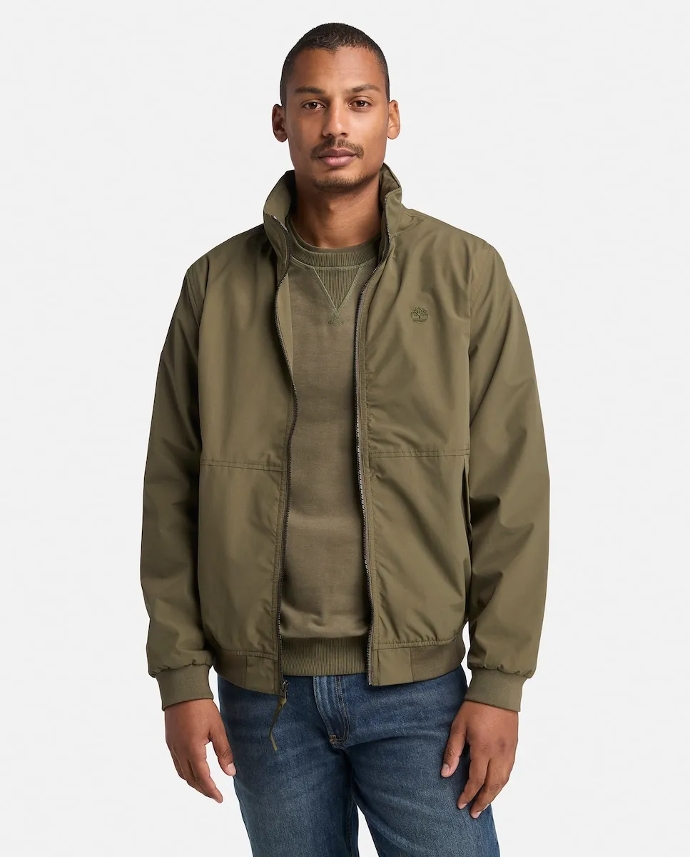 

Мужская водонепроницаемая куртка-бомбер на молнии Timberland, цвет Verde Militar