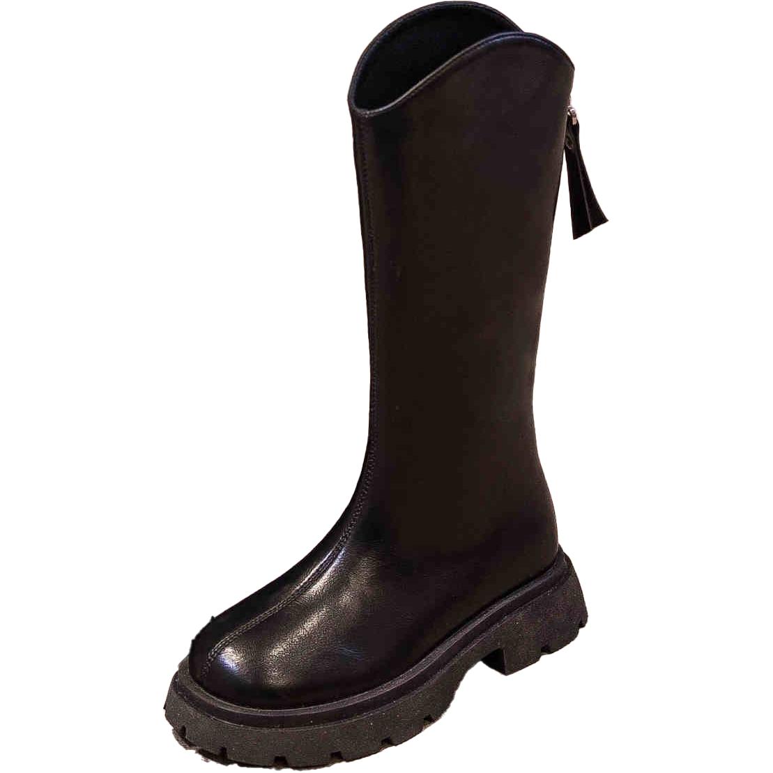 

Детские ботинки с противоскользящей подошвой и амортизацией Tongmengqiantian, черный