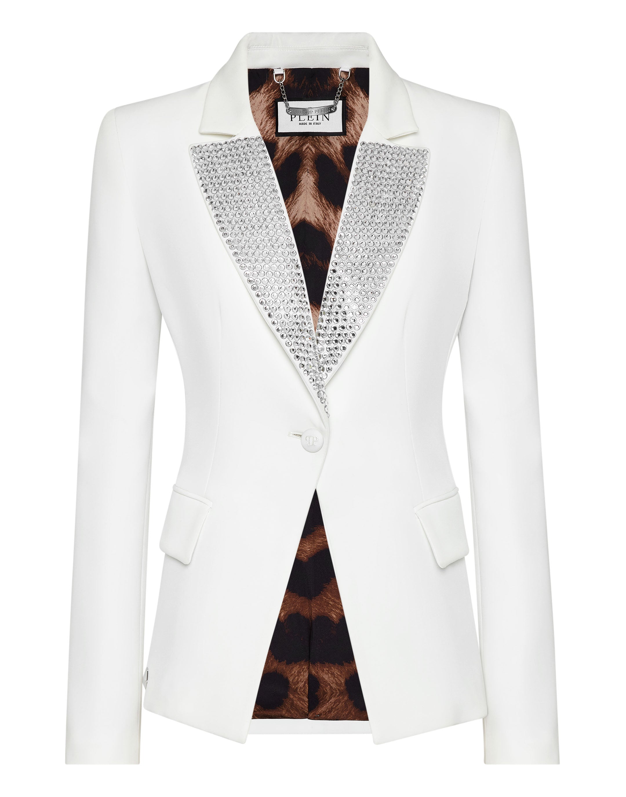 

Кэди Блейзер Кристалл PHILIPP PLEIN, белый