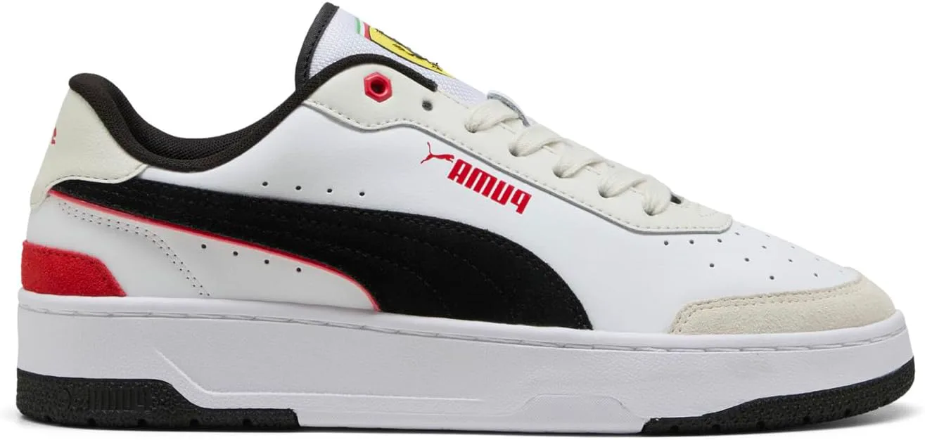 Кроссовки PUMA для мужчин Scuderia Ferrari Ca Match, белый/серый — фото 2