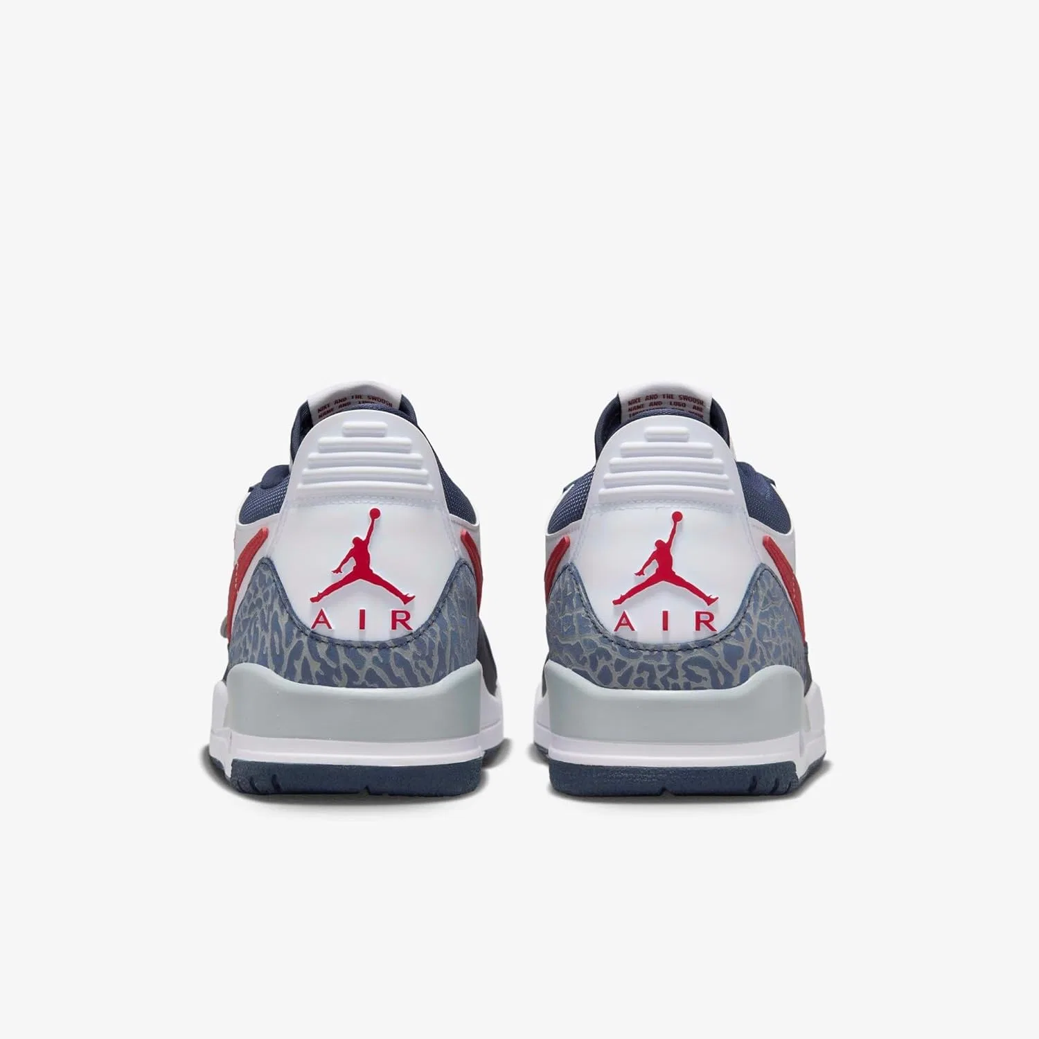 Мужские низкие кроссовки Nike Air Jordan Legacy 312, White Red Navy White Varsity Red Midnight Navy — фото 4