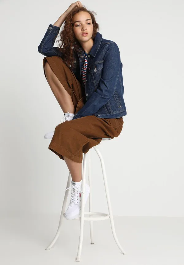 Оригинальная джинсовая куртка дальнобойщика Levi'S, Clean Dark Authentic — фото 2