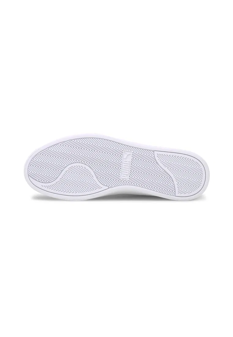 Кроссовки перфорированные, Shuffle Puma, белый/черный/золотой — фото 4