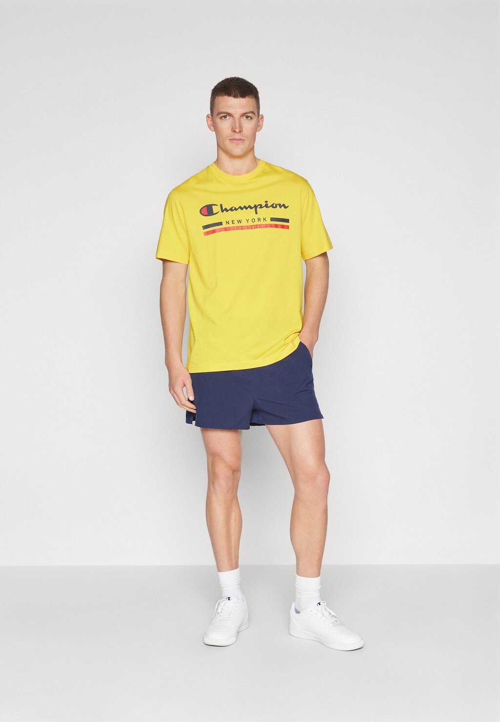 

Принт на футболке GRAPHIC CREWNECK Champion, желтый