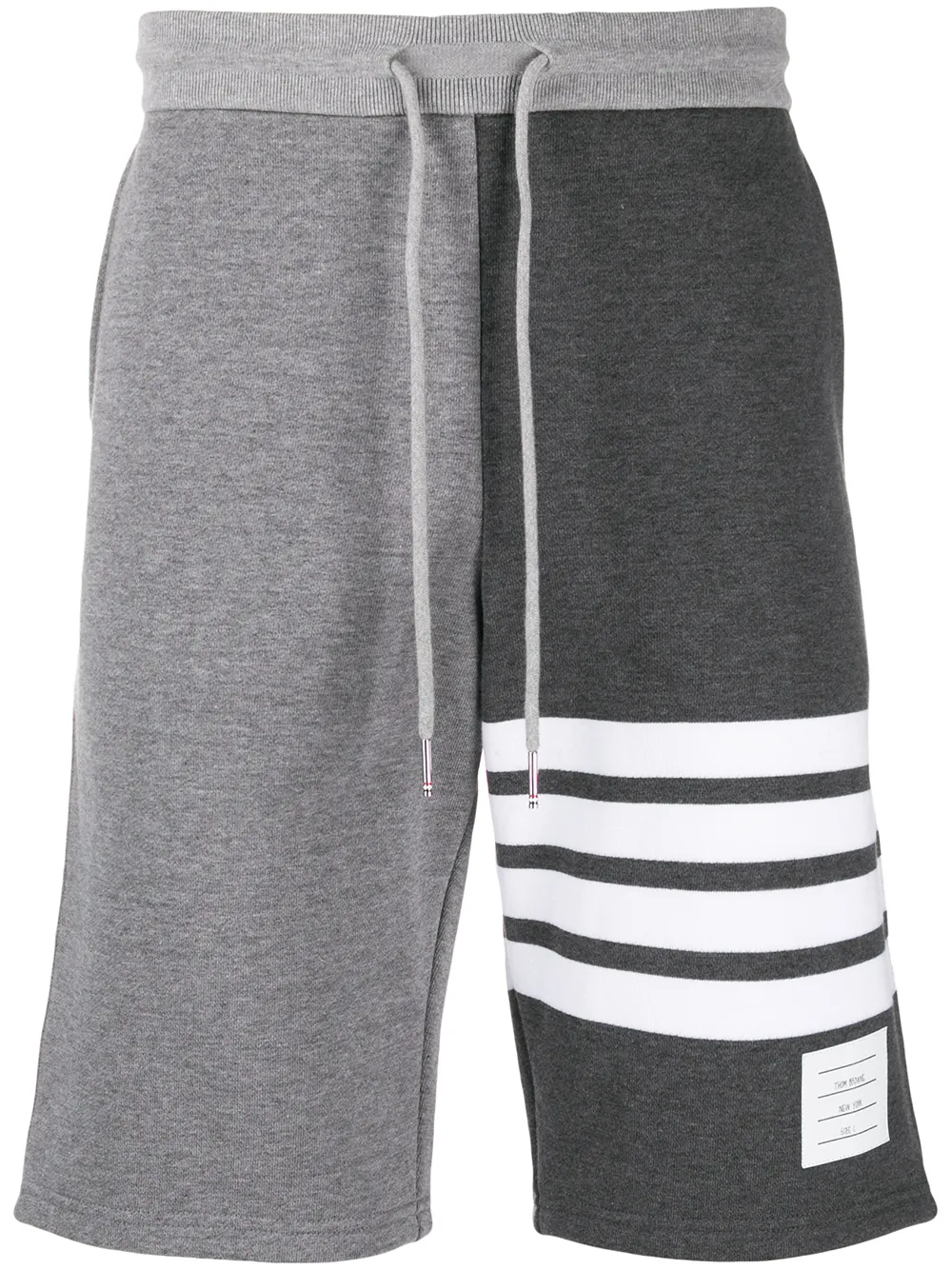

Спортивные шорты с полосками 4-Bar THOM BROWNE, серый