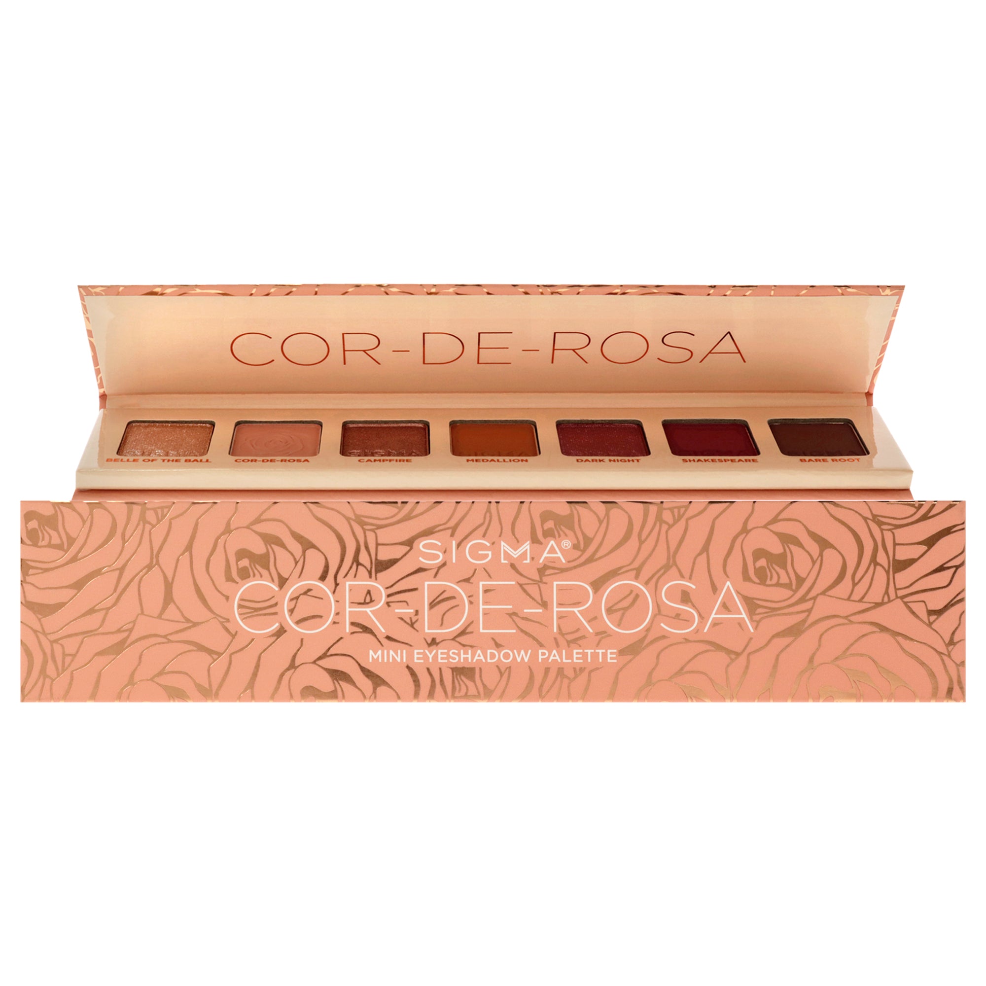 

Мини-палетка теней для век Cor-De-Rosa от SIGMA для женщин - 0,27 унции (0,27 унции), прозрачный