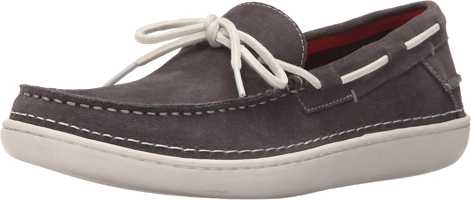 

Мужские лоферы Calvin Klein Jeans из коровьей замши с каленым узором, Dark Grey