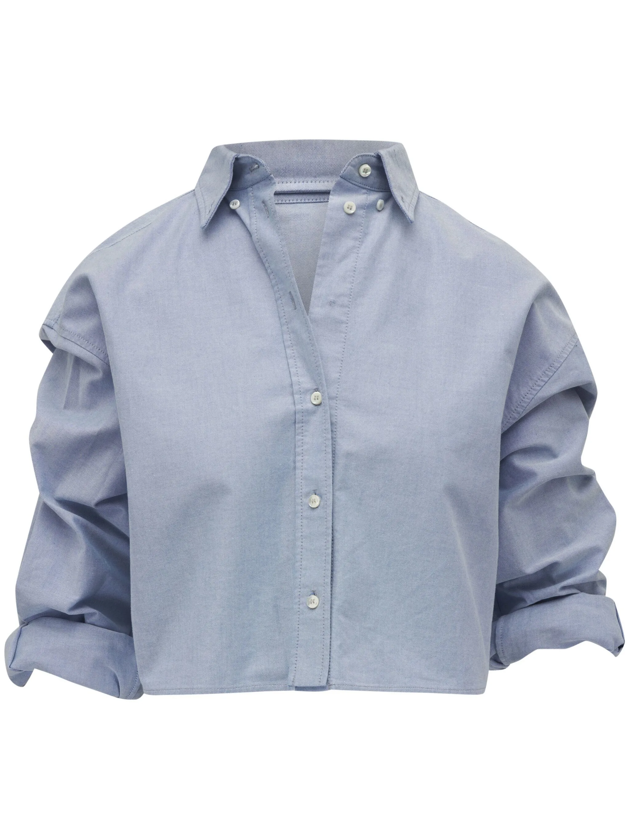 

Рубашка на пуговицах Brunello Cucinelli, синий