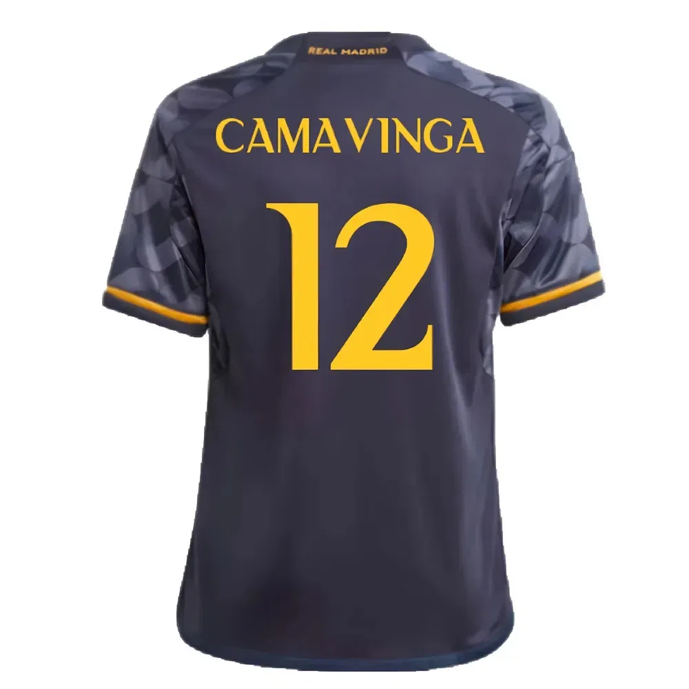 Детская футболка Real Madrid Camavinga 12 Adidas, темно-синий — фото 2