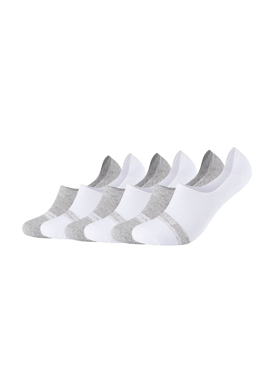 

Носки Mustang Füßlinge 6 шт casual, цвет Weiß mix