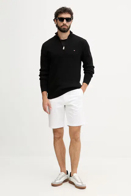 Свитер хлопковый pullover Tommy Hilfiger, черный — фото 2
