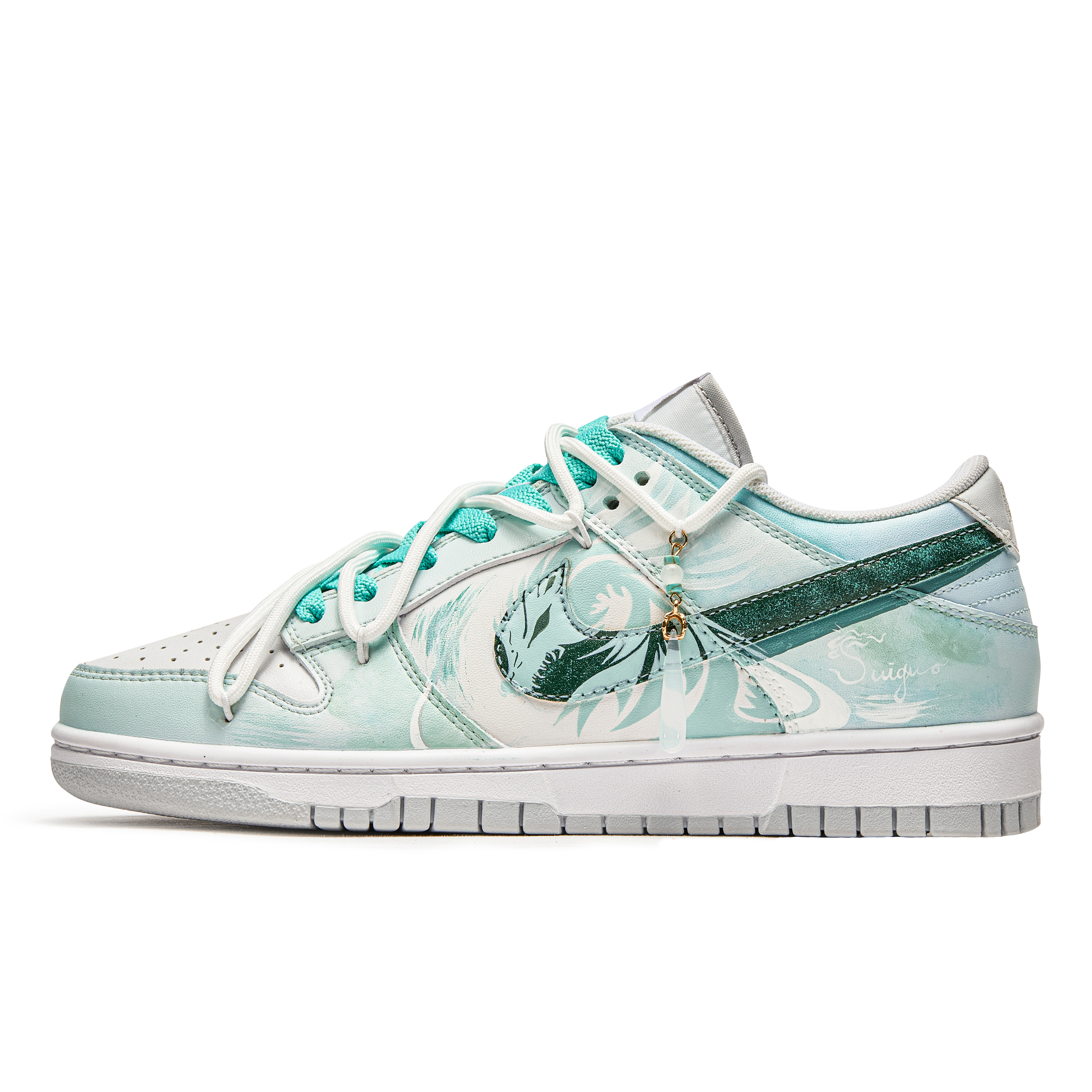 

Кроссовки Nike Dunk Skateboard Shoes Women's Low-Top Blue White, Синий, Кроссовки Nike Dunk Skateboard Shoes Women's Low-Top Blue White