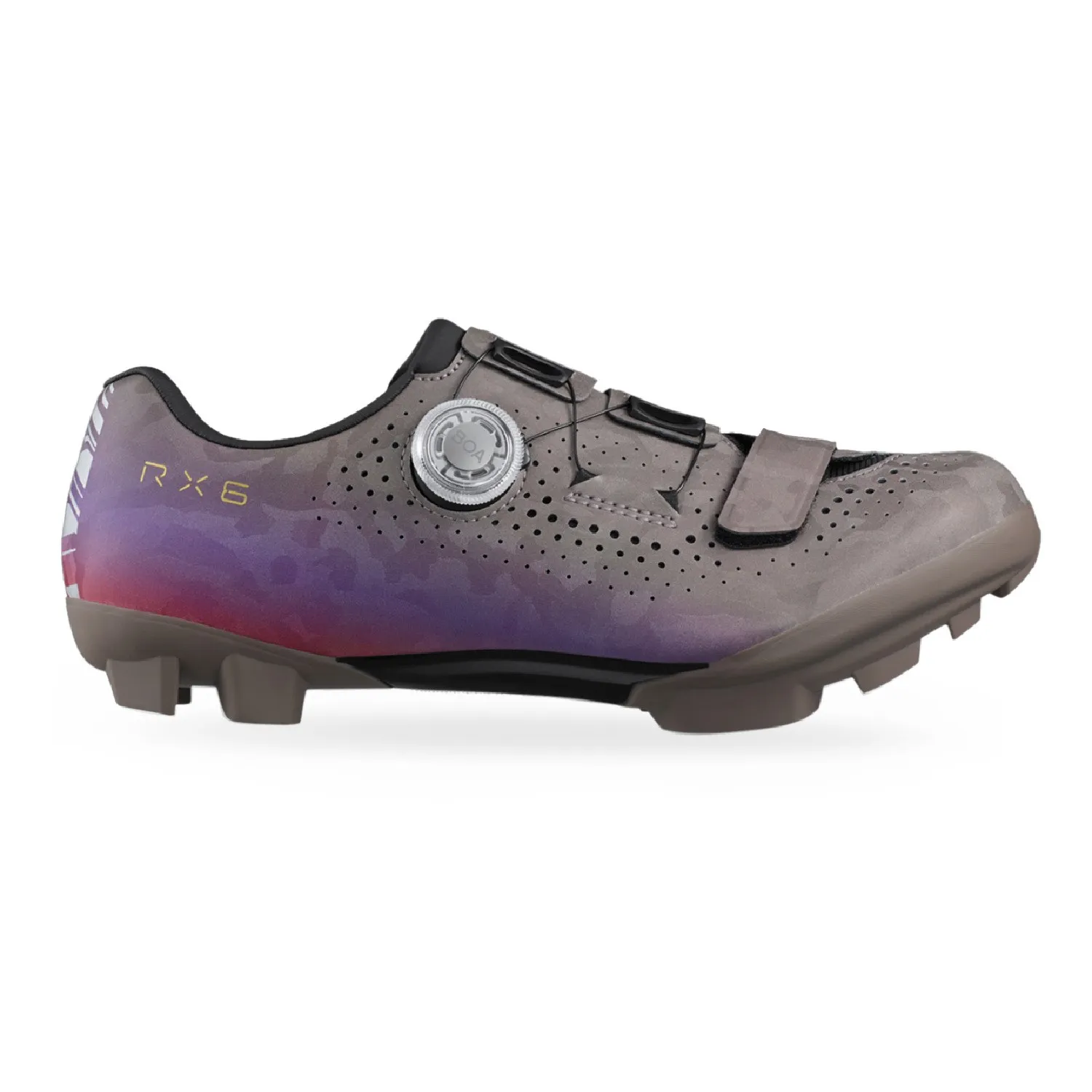 

Женские велотуфли RX 6 для гравия Shimano, Grey Purple