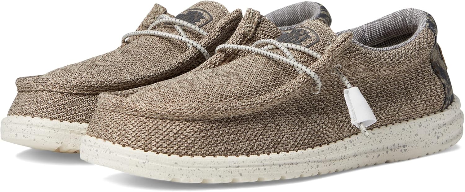 

Мужские лоферы HEYDUDE Wally Stretch, Sand Dune Camo