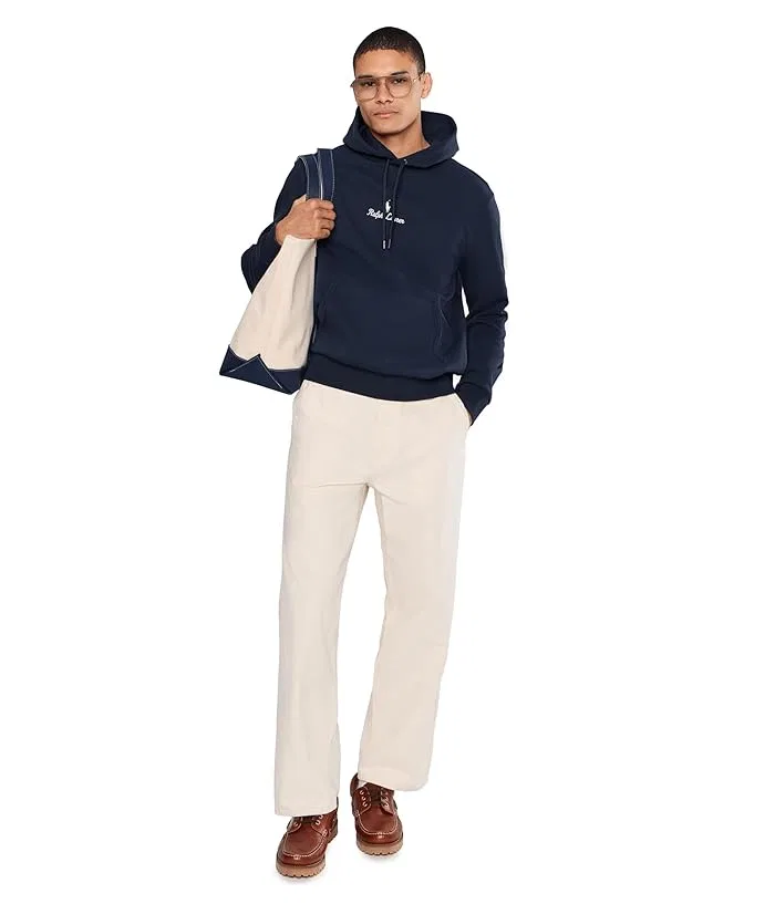 Худи Polo Ralph Lauren Logo Double-Knit, Aviator Navy — фото 2