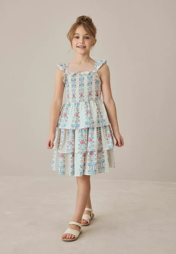 Повседневное платье стандартного кроя Laura Ashley, Multi Stripe Floral