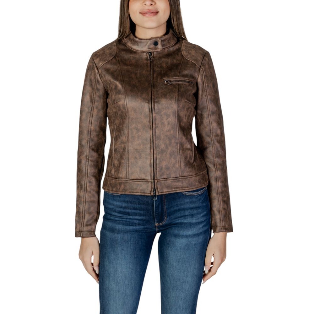 

Коричневая куртка из полиэстера Desigual