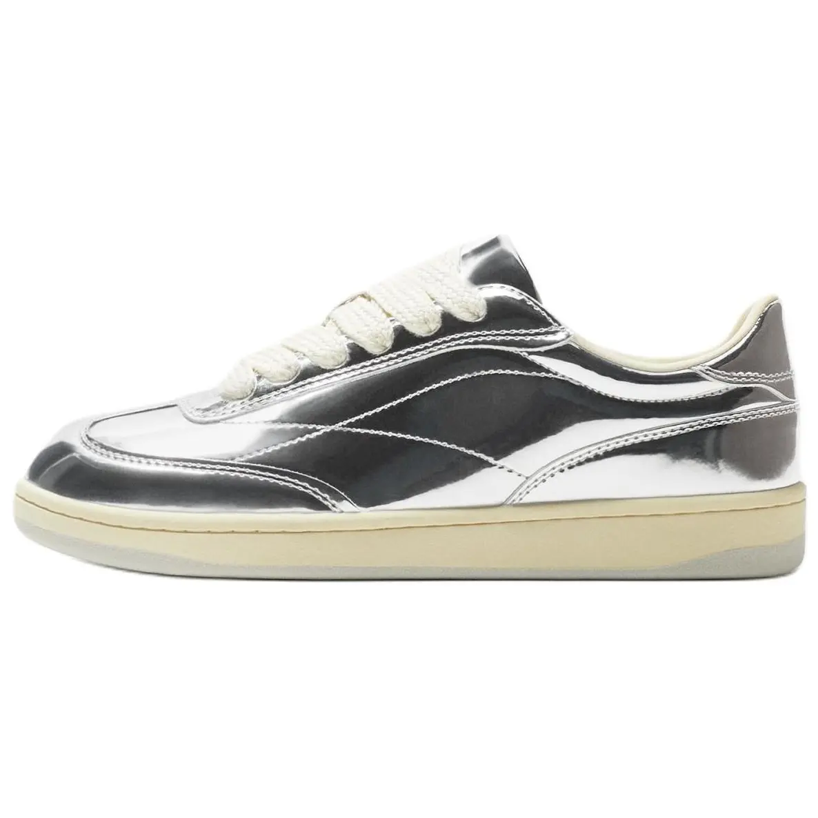 

Низкие мужские кроссовки, серебристые ZARA, Silver