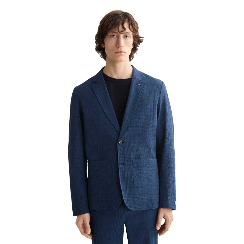 

Блейзер Scotch & Soda Regular Fit Unconstructed Blend, синий
