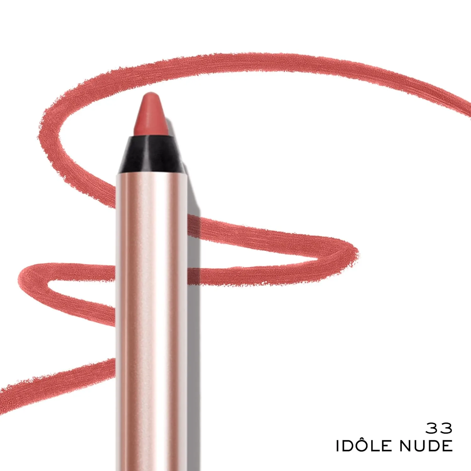 Лайнер для губ Lancôme Lip Idôle Lip Shaper Creamy Matte Waterproof, водостойкий до 8 часов, с церамидами и маслом жожоба, Shade 033: Idôle Nude — фото 3