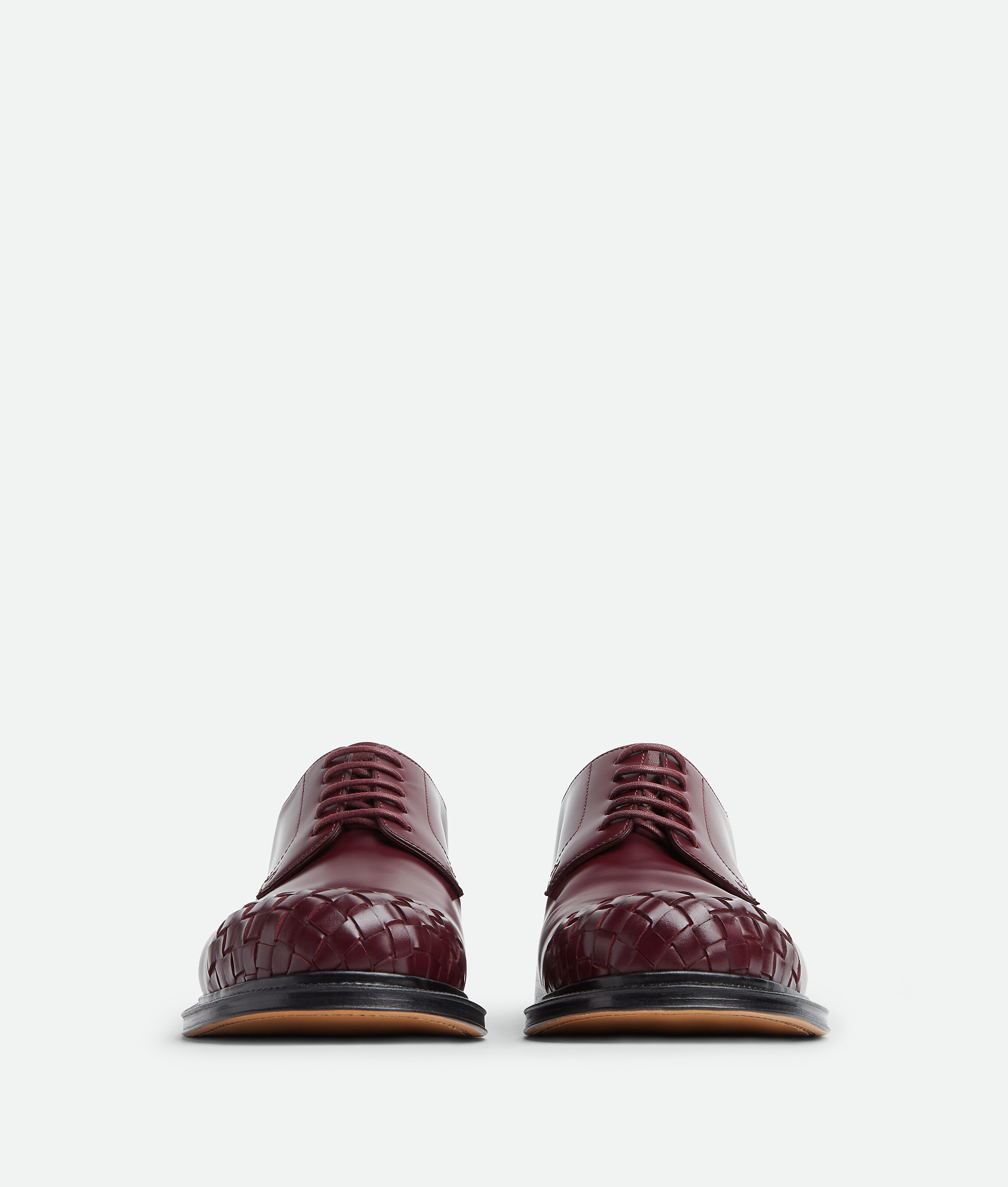 James lace-up shoe BOTTEGA VENETA, бароло — фото 3