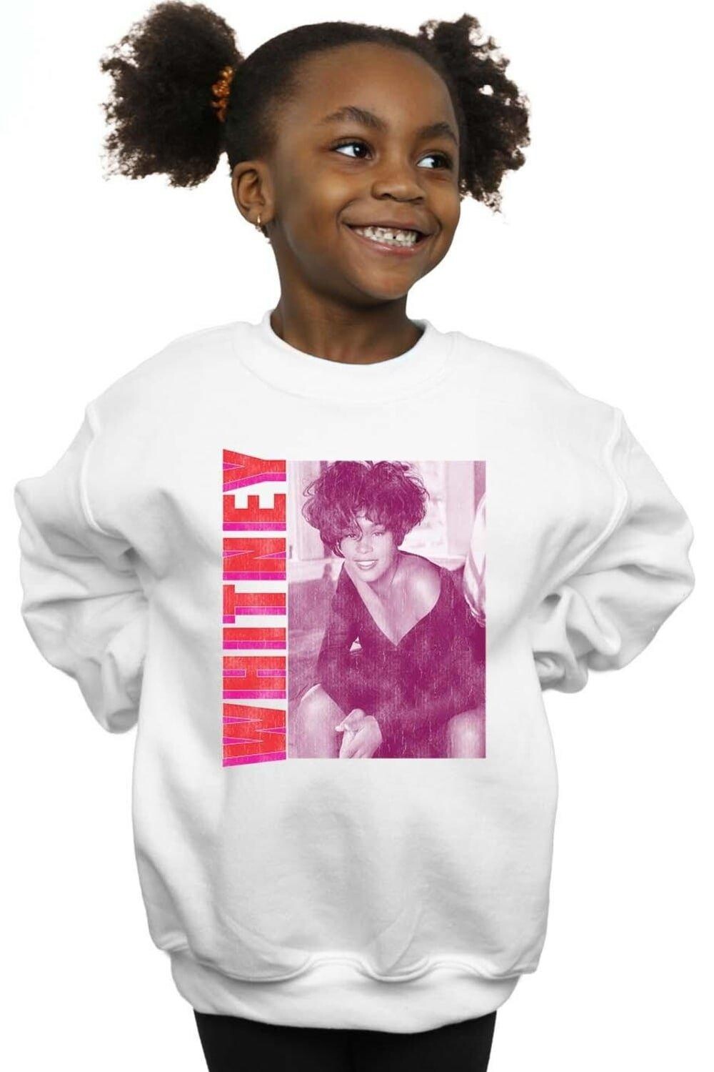 

Толстовка Whitney Pose Whitney Houston, белый