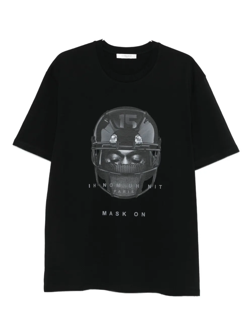 

Футболка с графическим принтом Ih Nom Uh Nit, черный