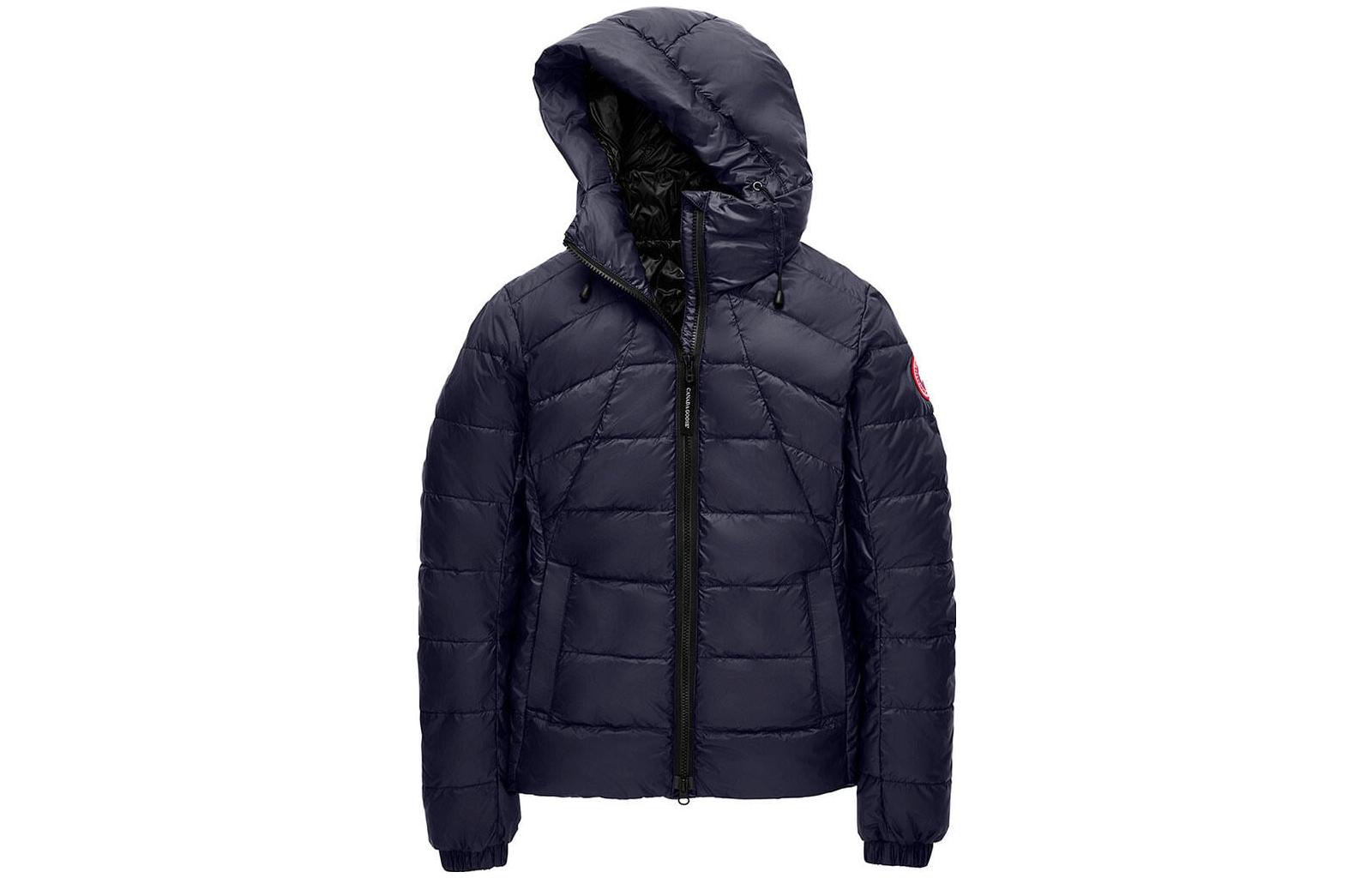 

Женский пуховик Canada Goose, темно-синий