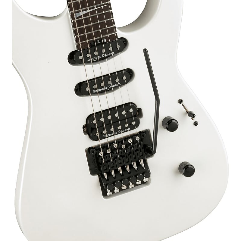 

Электрогитара Jackson American Series Soloist SL3 Guitar w/ Ebony Fingerboard and Seymour Duncan Pickups - Platinum Pearl