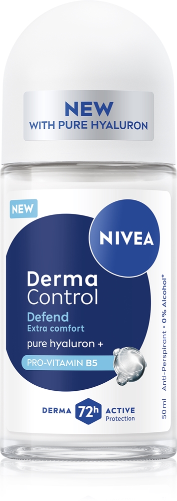 

Derma control defend роликовый антиперспирант 72 часа. Nivea, 50 мл