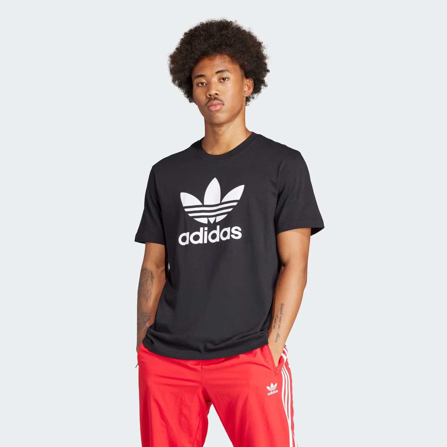 

Футболка Adicolor с трилистником Adidas, цвет Black