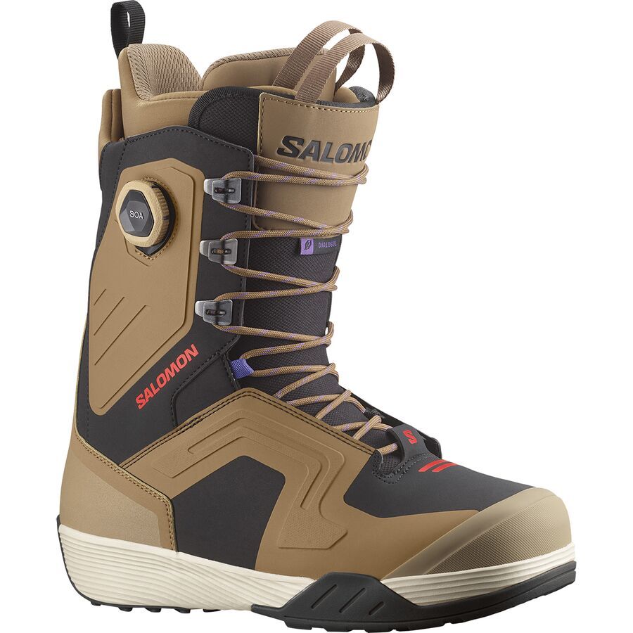 

Ботинки для сноуборда Salomon Dialogue Lace SJ BOA Salomon, Otter/Black/Fiery Red