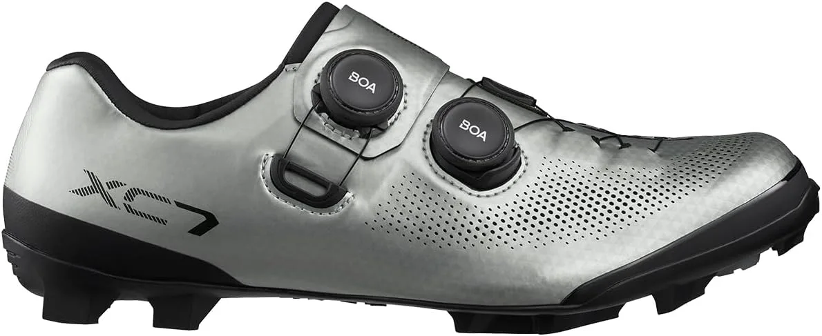 Мужские гоночные внедорожные кроссовки SHIMANO SH-XC703 для соревнований, серебряный